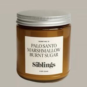 2/$50 Siblings Palo Santo Marshmallow Burnt Sugar Forever‎ Candle